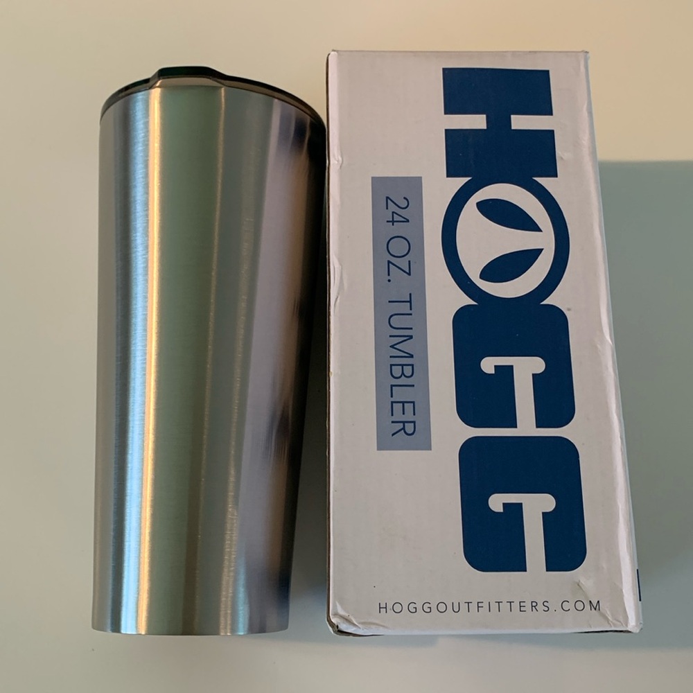 HOGG 24 oz Stainless Steel Tumbler Insulated Hot Cold Travel Mug NEW in box